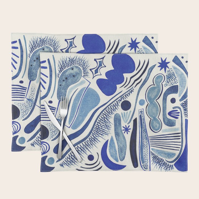 Indigo Cobalt Placemat Gallery Image 1