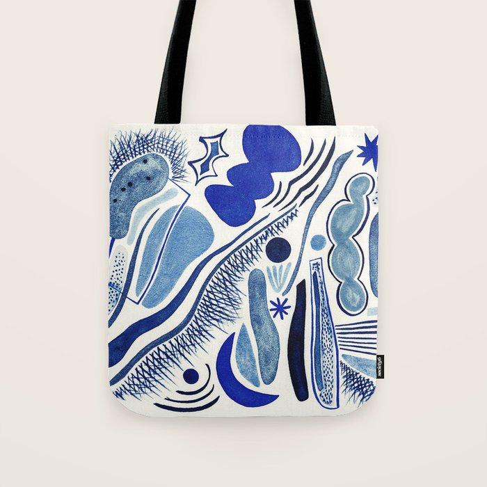Indigo Cobalt Tote Bag Gallery Image 1