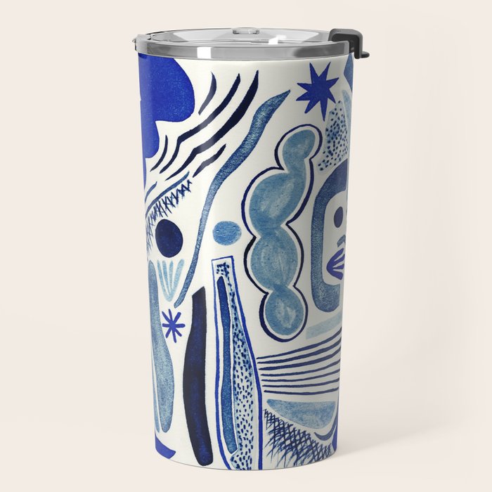 Indigo Cobalt Travel Mug Gallery Image 2