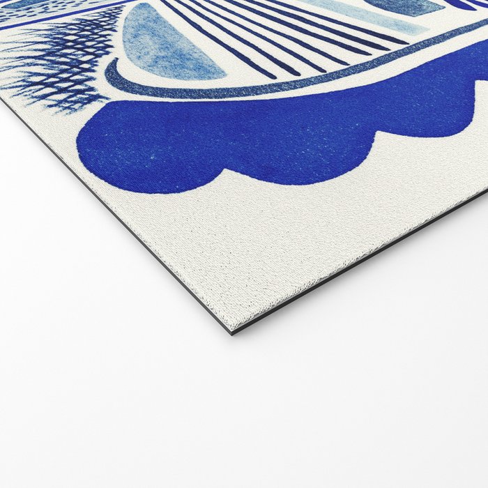 Indigo Cobalt Welcome Mat Gallery Image 2