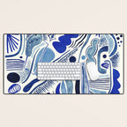 Indigo Cobalt Desk Mat Gallery Image 1