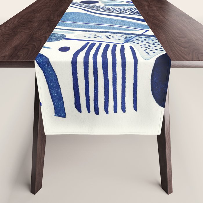 Indigo Cobalt Table Runner Gallery Image 1