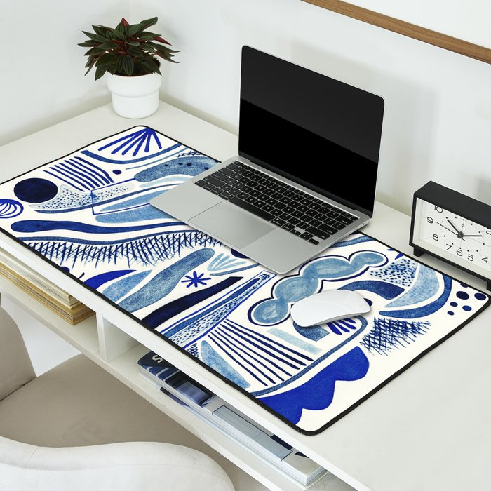Indigo Cobalt Desk Mat Gallery Image 2