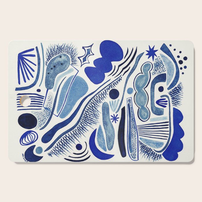 Indigo Cobalt Cutting Board Gallery Image 1