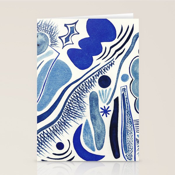 Indigo Cobalt Stationery Card Gallery Image 2