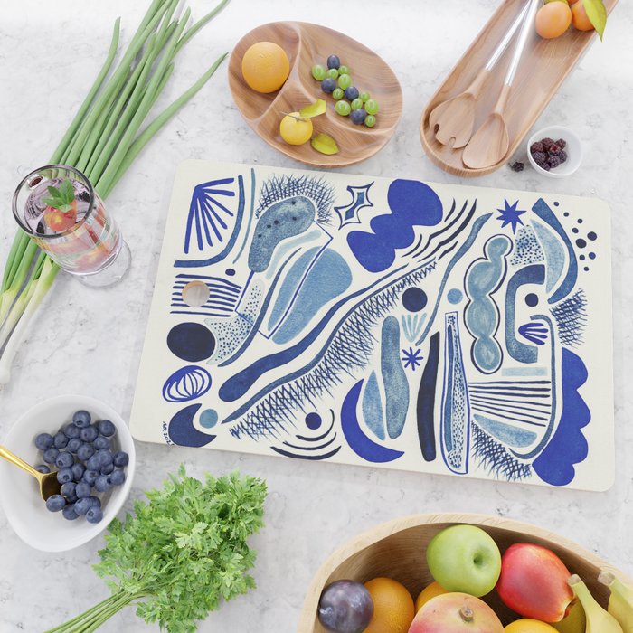 Indigo Cobalt Cutting Board Gallery Image 2