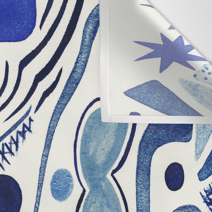 Indigo Cobalt Wall Tapestry Gallery Image 3
