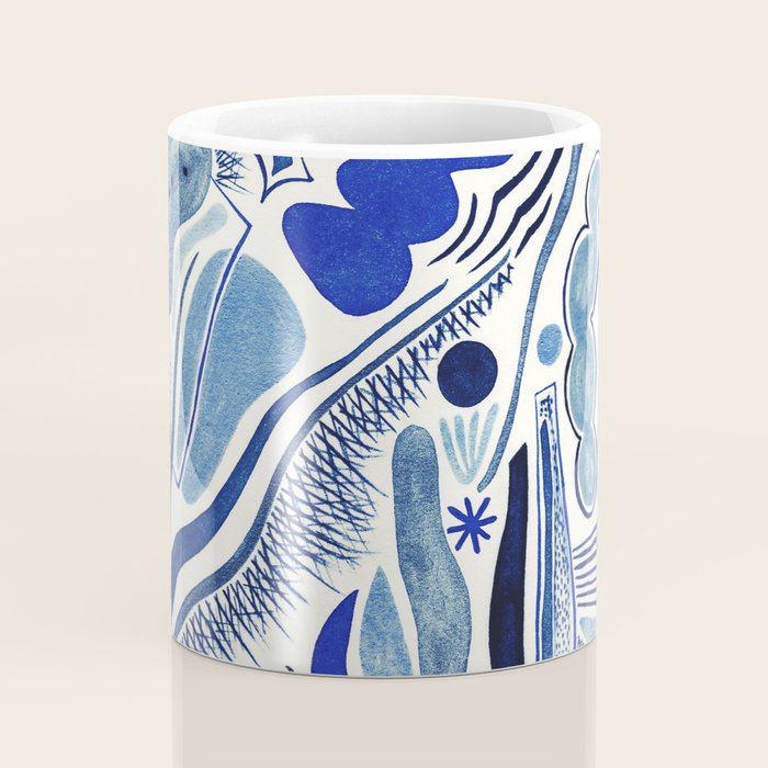 Indigo Cobalt Coffee Mug Gallery Image 4