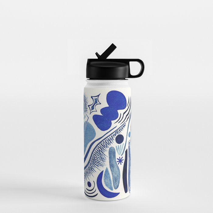 Indigo Cobalt Water Bottle Gallery Image 1