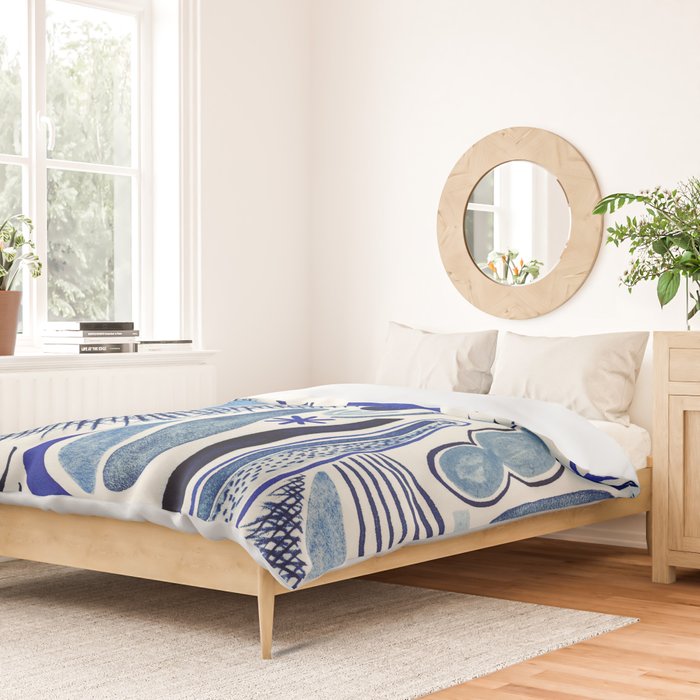 Indigo Cobalt Duvet Cover Gallery Image 2