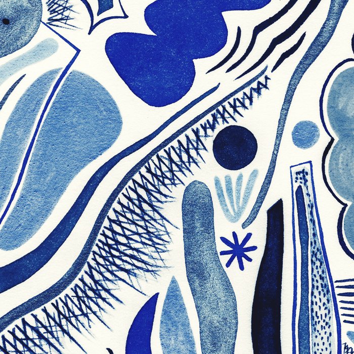 Indigo Cobalt Coffee Mug Gallery Image 2