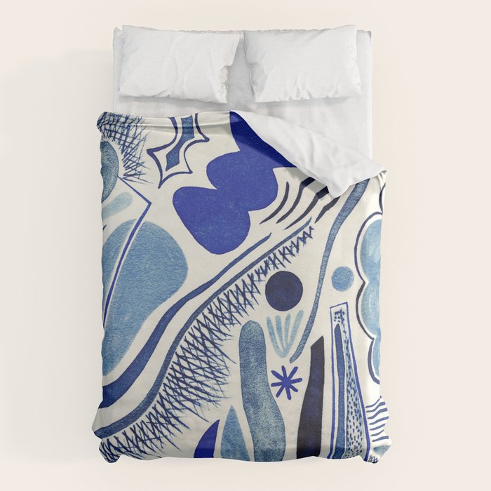 Indigo Cobalt Duvet Cover Gallery Image 6