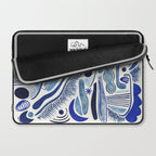 Indigo Cobalt Laptop Sleeve Gallery Image 2
