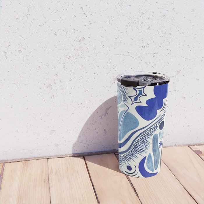 Indigo Cobalt Travel Mug Gallery Image 4