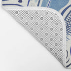 Indigo Cobalt Bath Mat Gallery Image 2