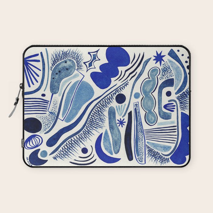 Indigo Cobalt Laptop Sleeve Gallery Image 1