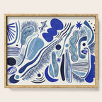 Indigo Cobalt Serving Tray Gallery Image 1