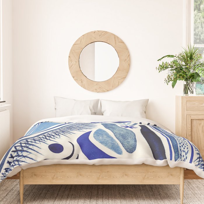 Indigo Cobalt Duvet Cover Gallery Image 3
