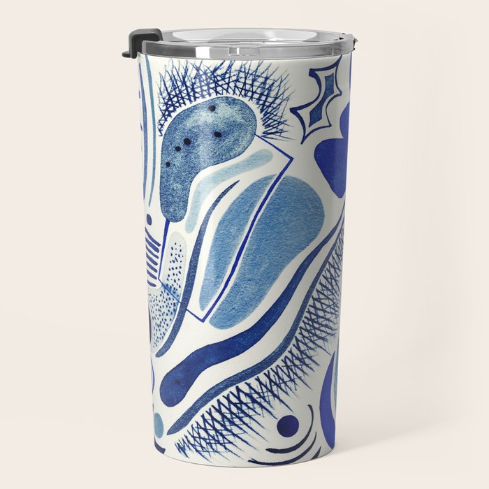 Indigo Cobalt Travel Mug Gallery Image 3