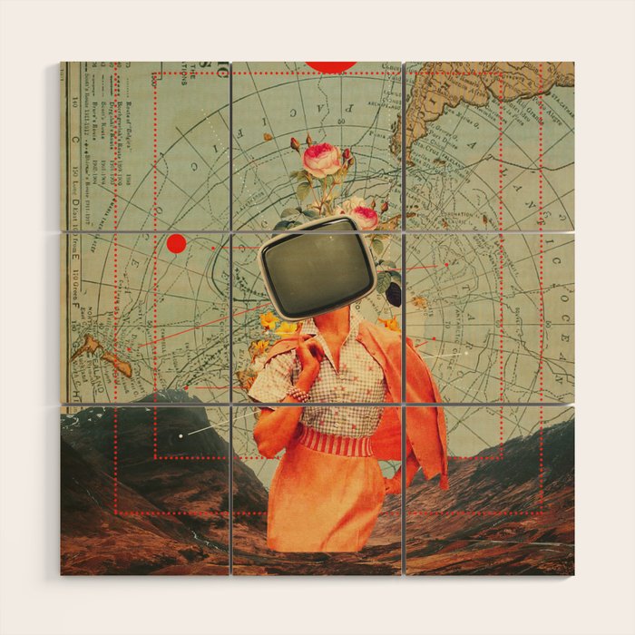 Antarctic Broadcast Wood Wall Art Gallery Image 1