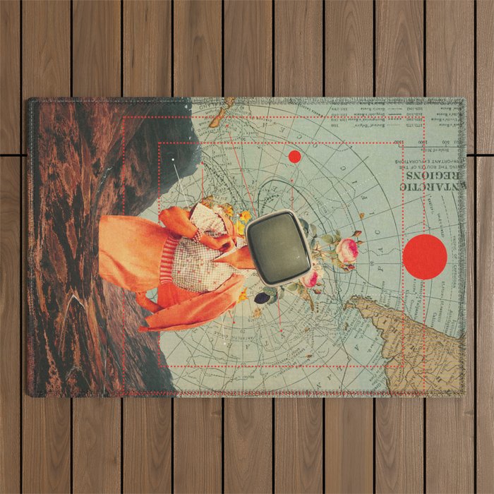 Antarctic Broadcast Outdoor Rug Gallery Image 1