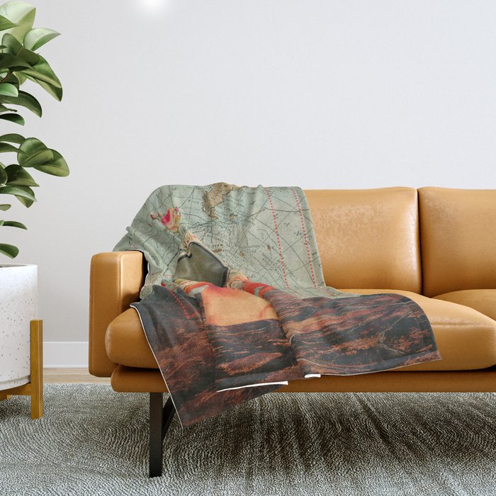 Antarctic Broadcast Throw Blanket Gallery Image 1