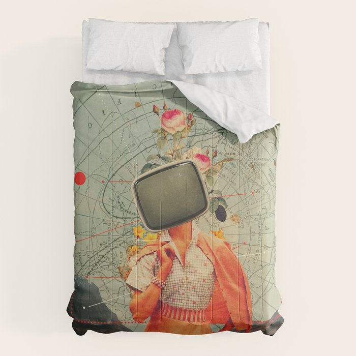 Antarctic Broadcast Comforter Gallery Image 6