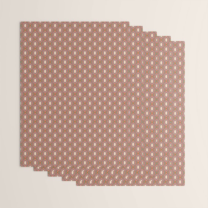 Disco Diamonds Retro Pattern Wrapping Paper Gallery Image 3