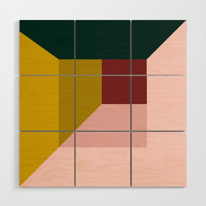 Abstract room Wood Wall Art Gallery Image 1