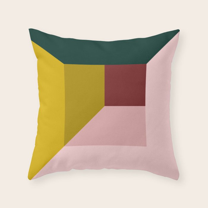 Abstract room Throw Pillow Gallery Image 6