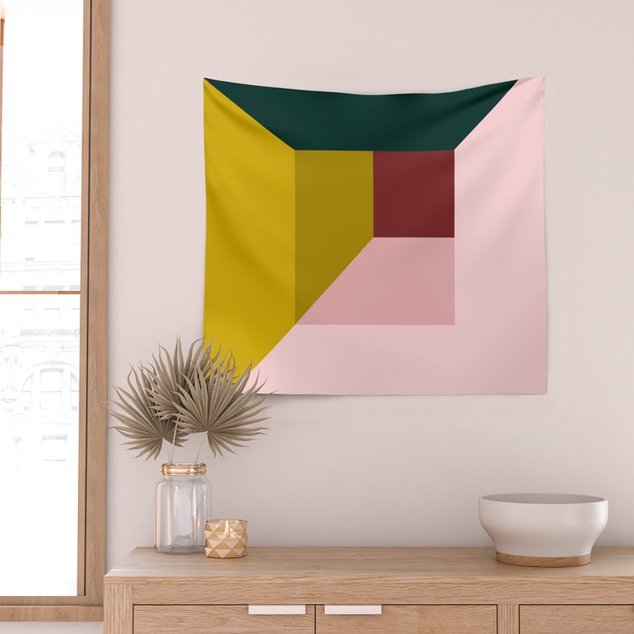 Abstract room Wall Tapestry Gallery Image 2