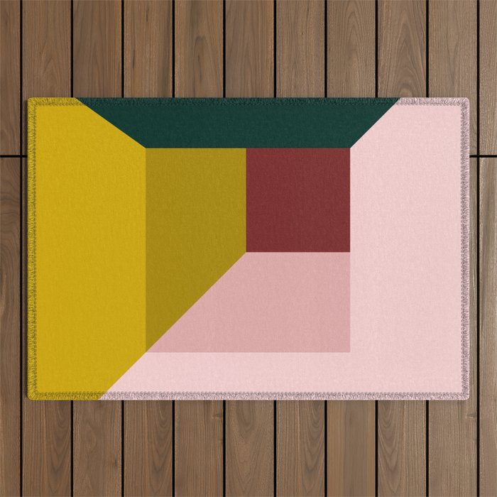 Abstract room Outdoor Rug Gallery Image 1