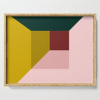 Abstract room Serving Tray Gallery Image 1