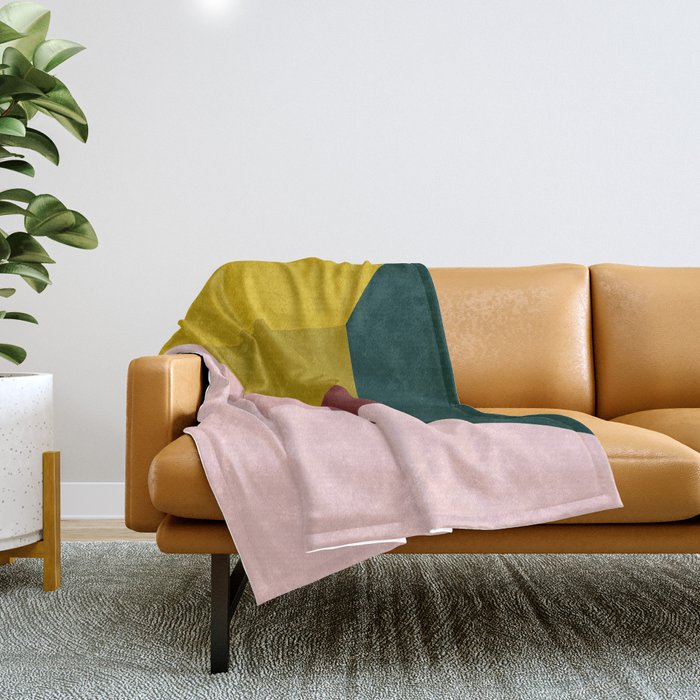 Abstract room Throw Blanket Gallery Image 1