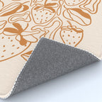 Retro strawberries Rug Gallery Image 4