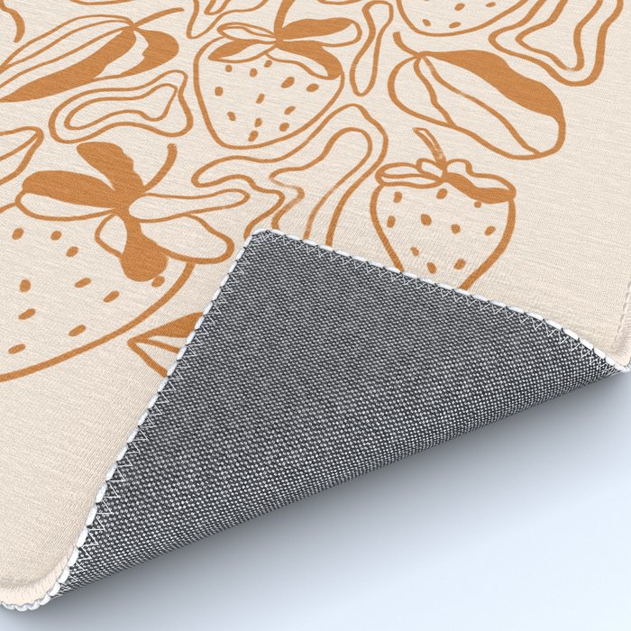 Retro strawberries Rug Gallery Image 4