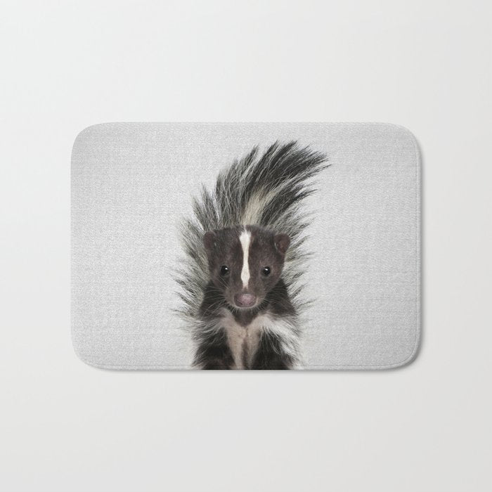 Skunk - Colorful Bath Mat Gallery Image 1