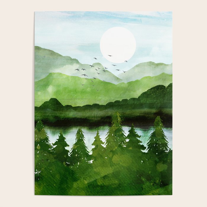 Forest Morning Poster Gallery Image 1