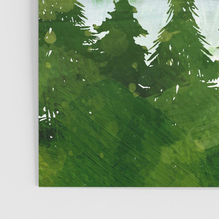 Forest Morning Poster Gallery Image 3