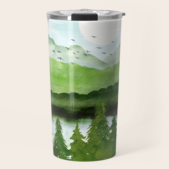 Forest Morning Travel Mug Gallery Image 1