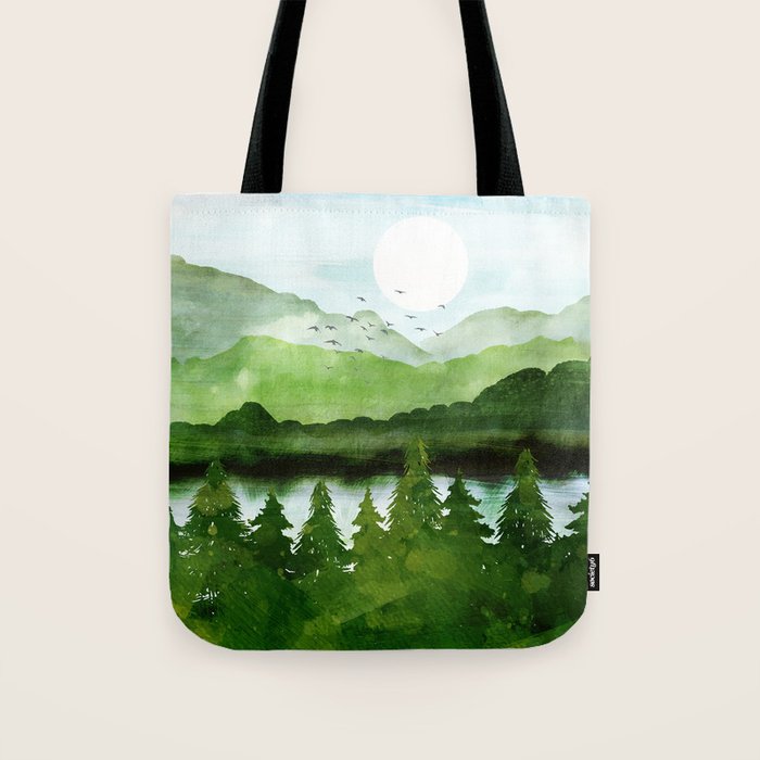 Forest Morning Tote Bag Gallery Image 1