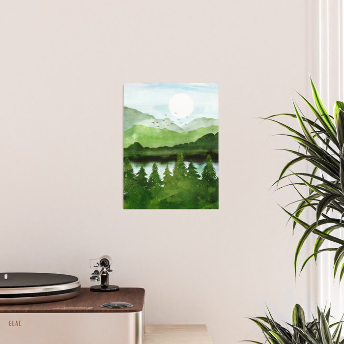 Forest Morning Poster Gallery Image 2