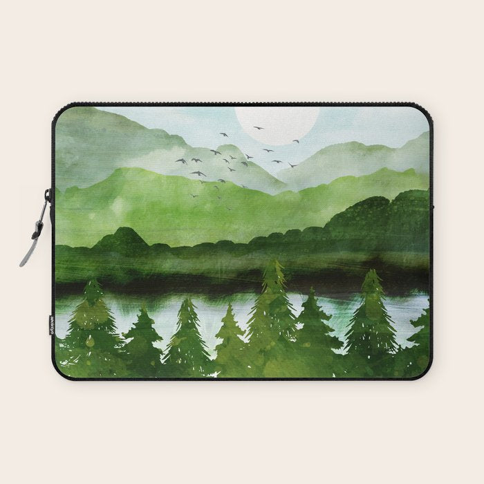 Forest Morning Laptop Sleeve Gallery Image 1