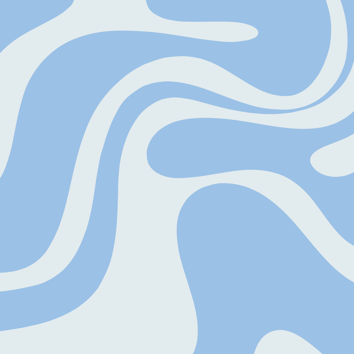 Retro Liquid Swirl Abstract Pattern in Powder Blue 2 Coffee Mug Gallery Image 2