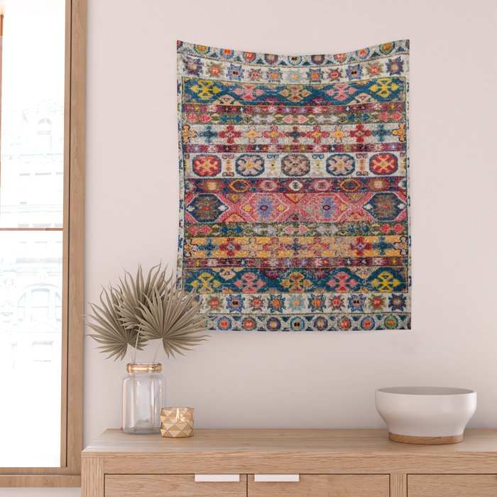 Bohemian Pattern Wall Tapestry Gallery Image 2