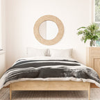 Stripes Black & White Minimalist Abstract Mid century Ink Art Dark Brush Strokes Duvet Cover Gallery Image 3