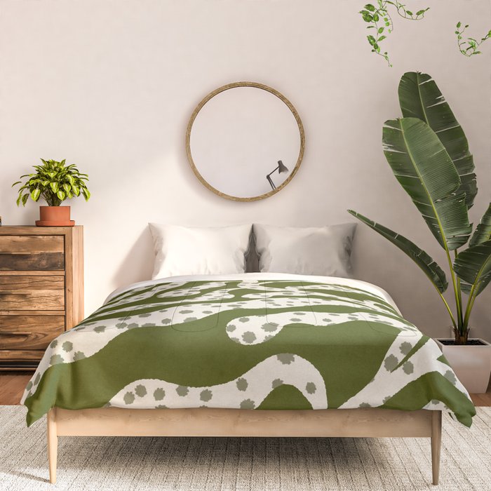 Leafy Plant #1 Comforter Gallery Image 3