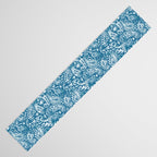 Paisley Indigo Nature Swirls Table Runner Gallery Image 3