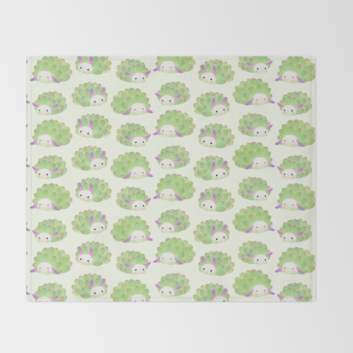 Sea sheep Throw Blanket Gallery Image 2