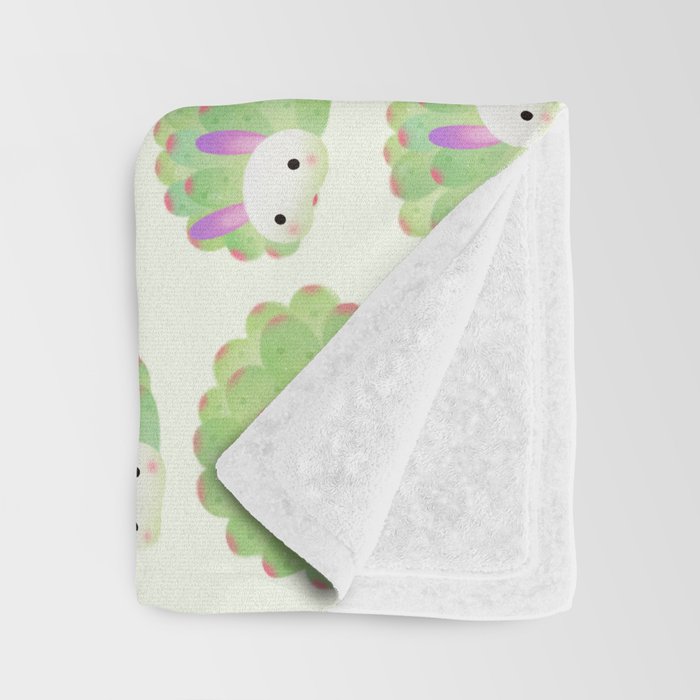 Sea sheep Throw Blanket Gallery Image 3